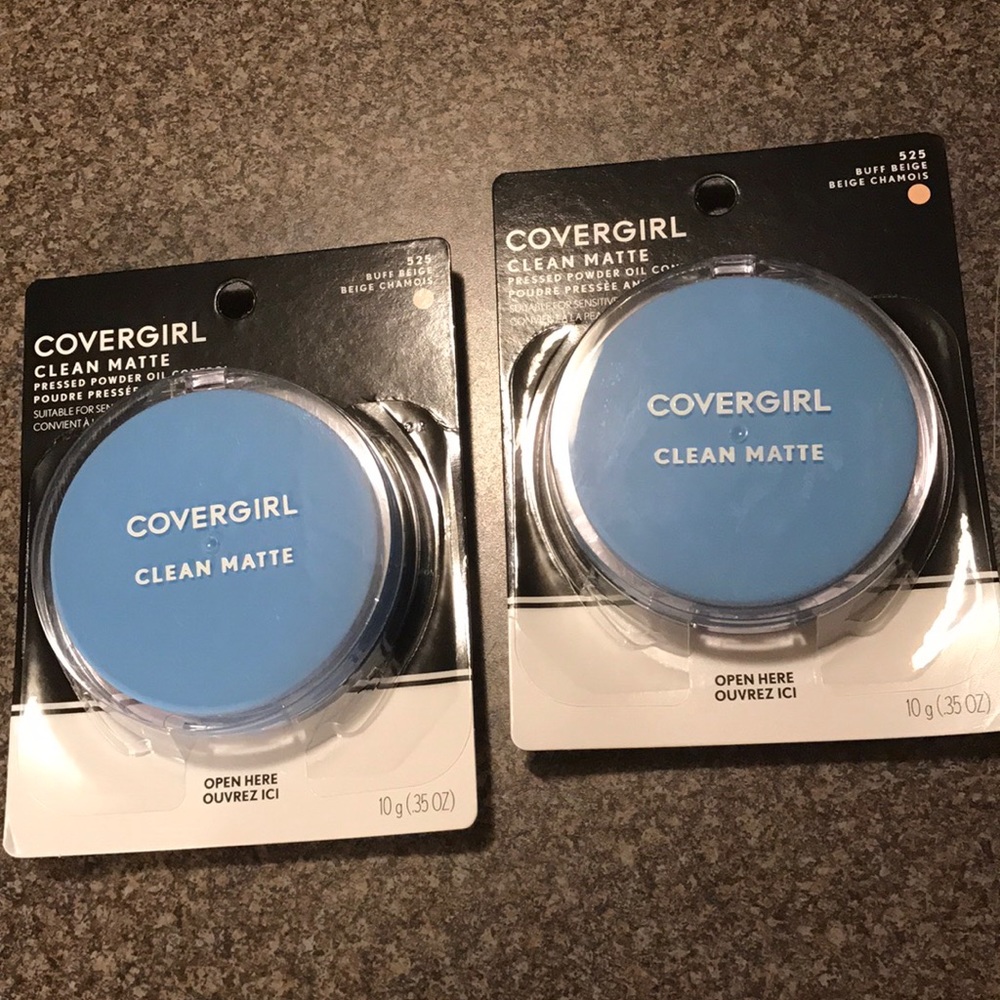 2 clean matte pressed powder